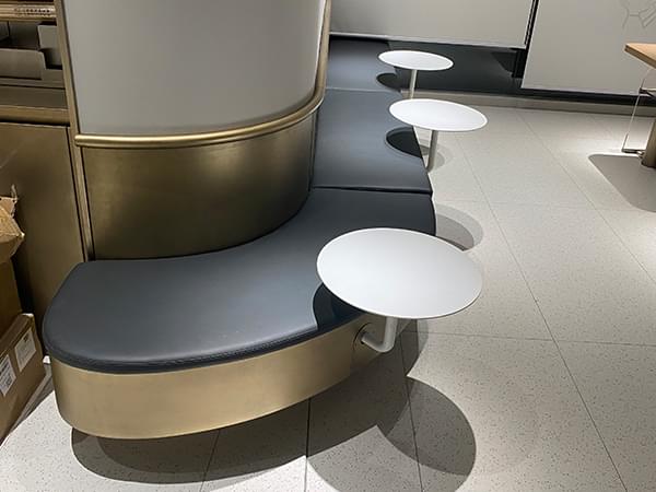 连锁品牌室内不锈钢家具软包定制