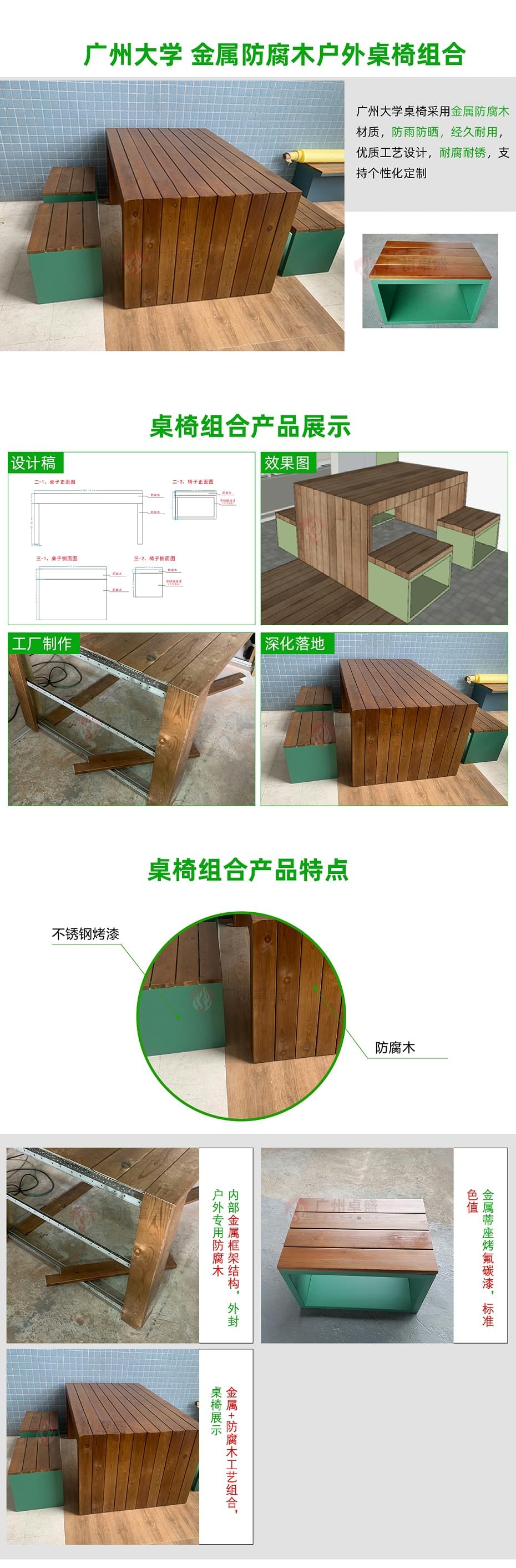 广州大学-桌椅组合_01-卓盛标识