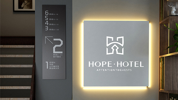酒店高楼招牌设计制作需要注意的点-广州卓盛标识